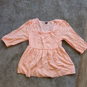 Plus babydoll top